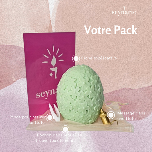 Magritte Seynarie Bougie  personnalisée célébration