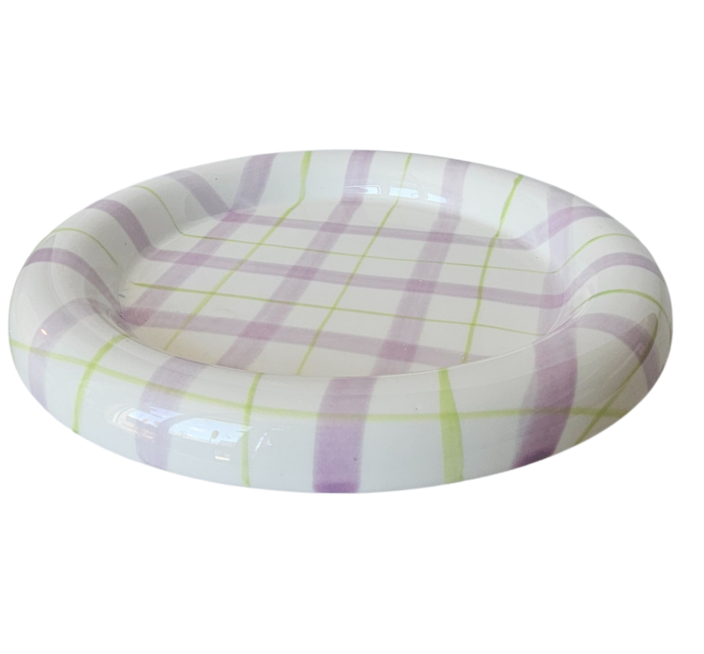 Soucoupe Violette Seynarie Bougie - assiette décorative pour bougie personnalisée