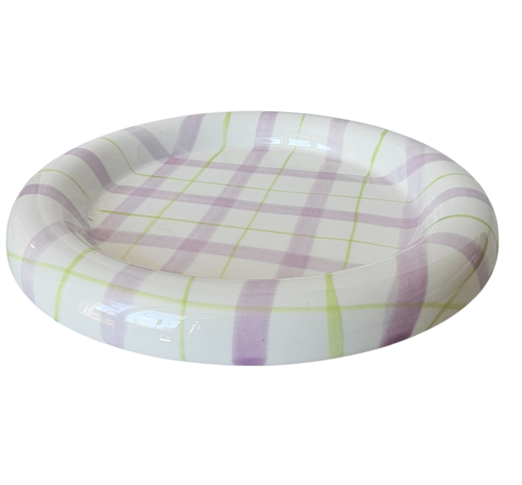 Soucoupe Violette Seynarie Bougie - assiette décorative pour bougie personnalisée