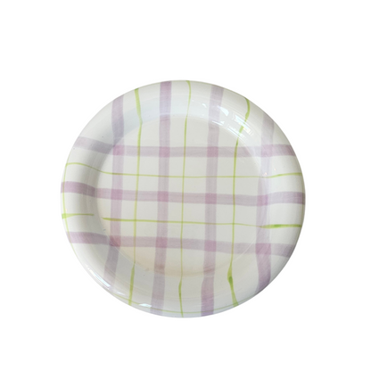 Soucoupe Violette Seynarie Bougie - assiette décorative pour bougie personnalisée 