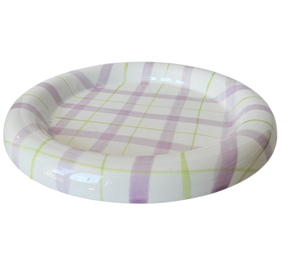 Soucoupe Violette Seynarie Bougie - assiette décorative pour bougie personnalisée 